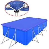 vidaXL Cubierta Piscina Rectangular PE Azul 540x270cm Toldo Protección Jacuzzi